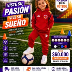 SELECCION COLOMBIA ROJA NIÑO Y NIÑA